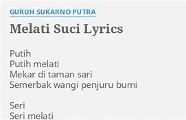 Melati Putih Lagu